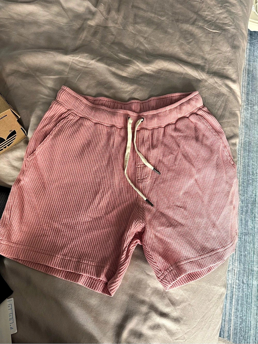 Frank & Eileen Drawstring Athletic Shorts in Pink Size Medium Like New